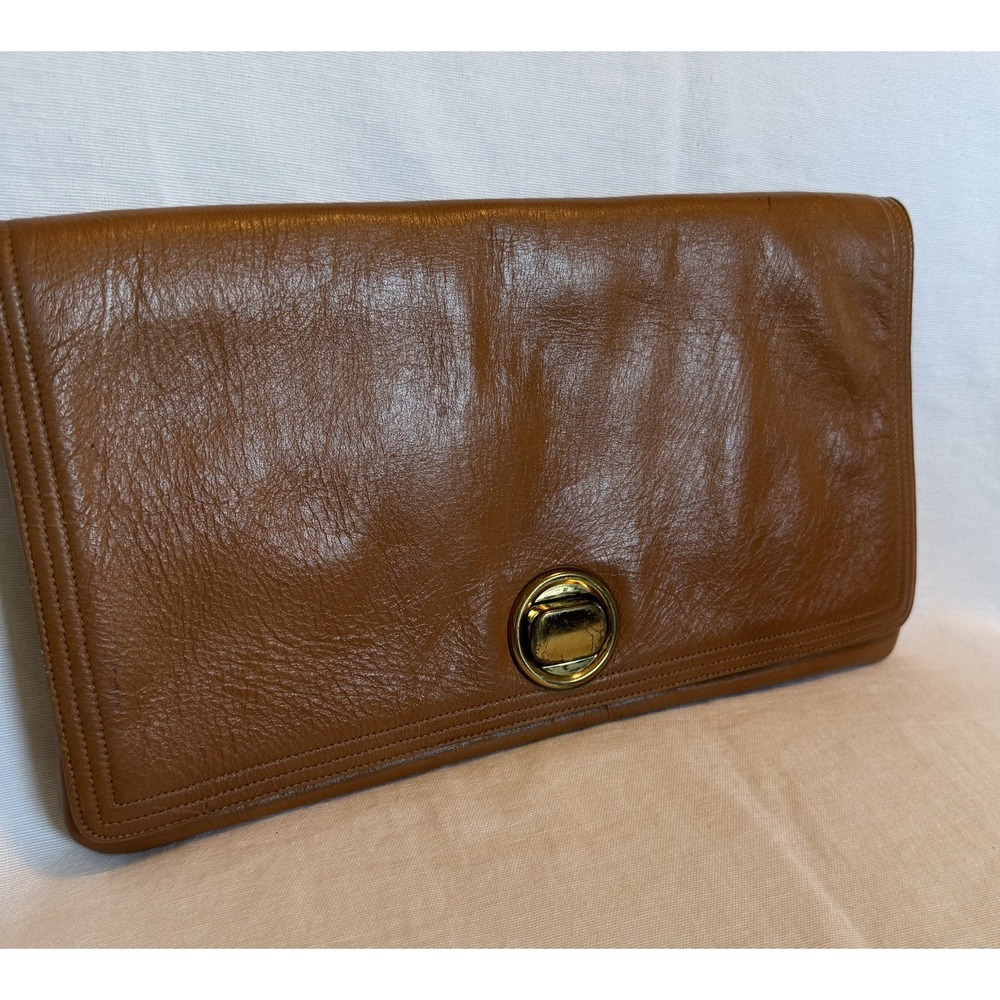 Vintage Beige CLUTCH, EVENING WEAR BAG, PURSE 70's 80's